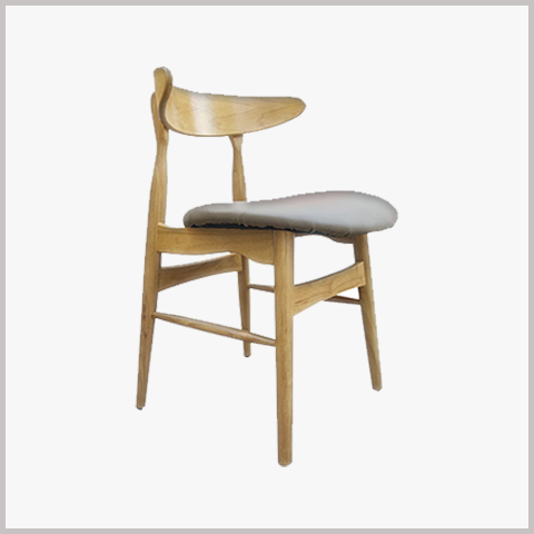  Ghế ăn, ghế cafe khung gỗ mặt nệm - G05 