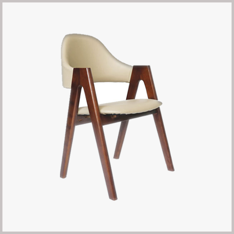  Ghế ăn, ghế cafe khung gỗ mặt nệm - G06 