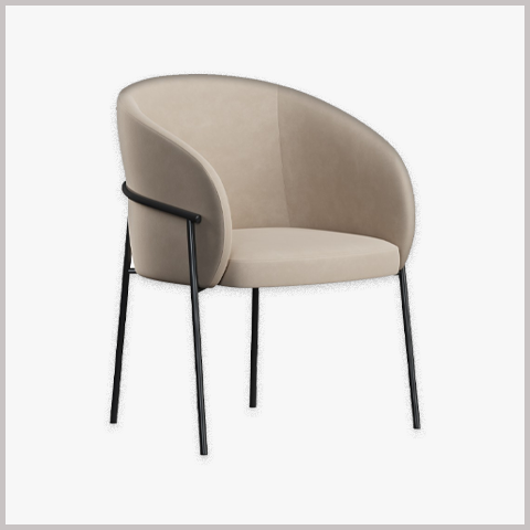  Ghế Ăn Ghế Cafe Nhà Hàng Chân Sắt Bọc Da - G101 