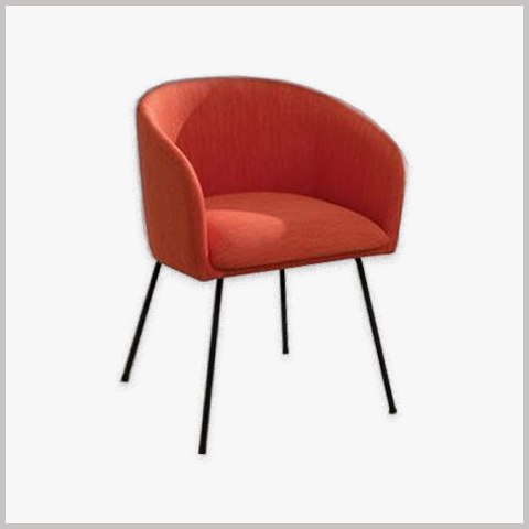 Ghế Ăn Ghế Cafe Nhà Hàng Chân Sắt Bọc Da - G102