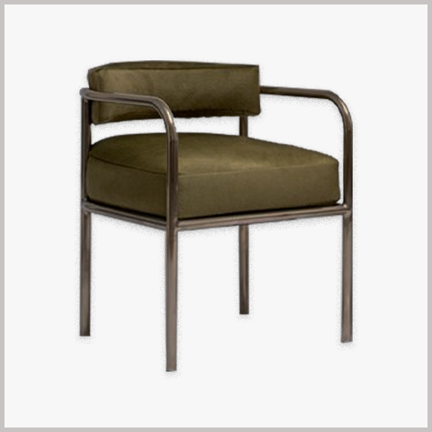  Ghế Ăn Ghế Cafe Nhà Hàng Chân Sắt Bọc Da - G107 