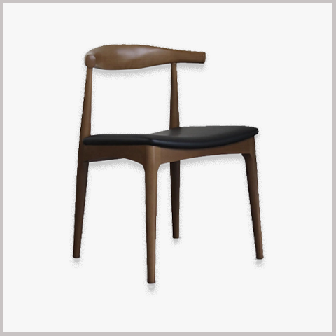 Ghế Elbow ghế ăn ghế cafe gỗ đệm da hiện đại - G14 