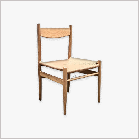 Ghế cafe gỗ Wishbone đan dây – G31