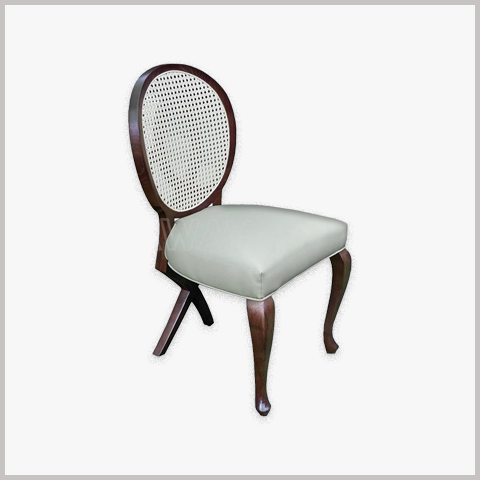  Ghế Ăn Ghế Cafe Khung Gỗ Bọc Nệm Lưng Mây - G52 