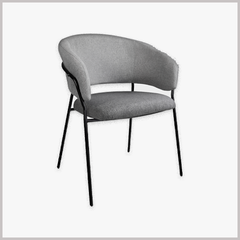  Ghế Ăn Ghế Cafe Nhà Hàng Chân Sắt Bọc Da - G79 