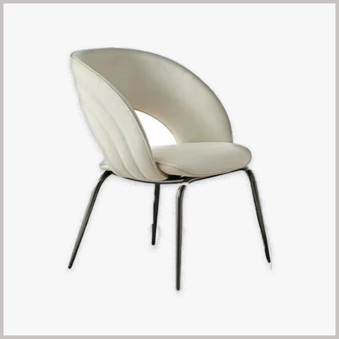  Ghế Ăn Ghế Cafe Nhà Hàng Chân Sắt Bọc Da - G81 