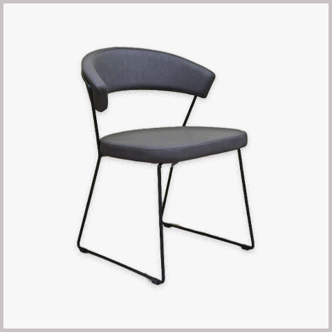 Ghế Ăn Ghế Cafe Nhà Hàng Chân Sắt Bọc Da - G87