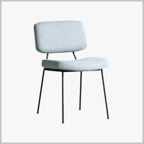 Ghế Ăn Ghế Cafe Nhà Hàng Chân Sắt Bọc Da - G93