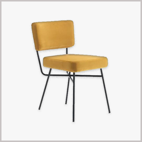  Ghế Ăn Ghế Cafe Nhà Hàng Chân Sắt Bọc Da - G95 