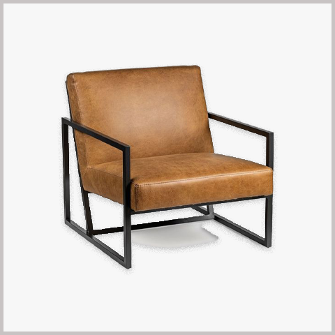 Ghế Armchair Khung Sắt Bọc Da Nỉ - GA26
