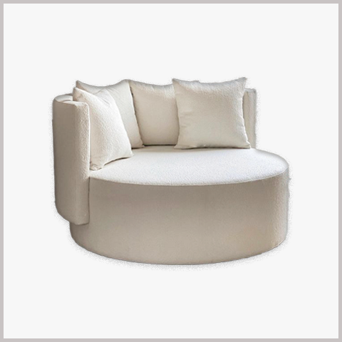 Ghế Armchair Khung Gỗ Bọc Da Nỉ - GA38
