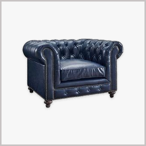 Ghế Armchair Khung Gỗ Bọc Da Nỉ - GA61