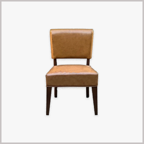 Ghế Armchair Khung Gỗ Bọc Da Nỉ - GA74