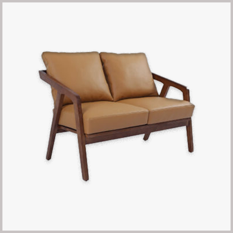 Ghế Armchair Khung Gỗ Bọc Da Nỉ - GA78