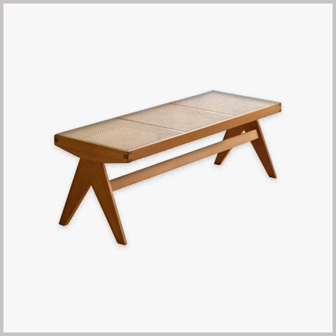 Ghế Armchair Khung Gỗ Bọc Da Nỉ Mặt Đan Mây - GA92