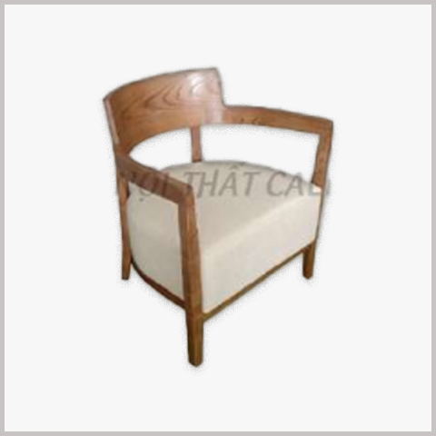 Ghế Armchair Khung Gỗ Bọc Da Nỉ - GA95