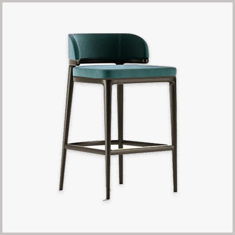  Ghế Quầy Bar Chân Gỗ Mặt Nệm - GB10 