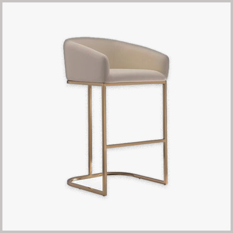  Ghế Quầy Bar Chân Sắt Nệm Da Nỉ - GB25 