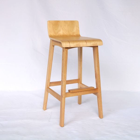  Ghế Gỗ Quầy Bar Cafe  - GB02 