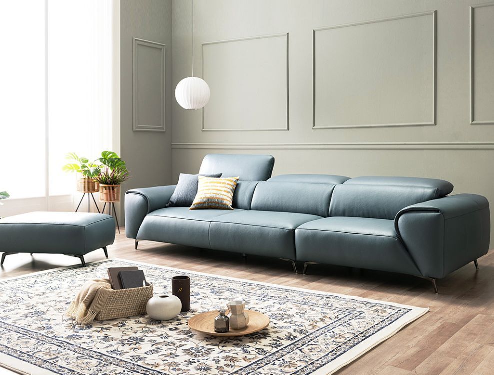 Sofa Văng Mặt Da Chân Sắt - SF14