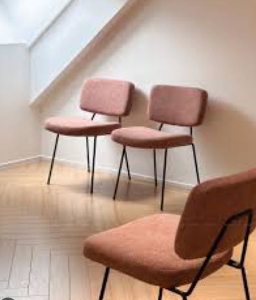 Ghế Ăn Ghế Cafe Nhà Hàng Chân Sắt Bọc Da - G93