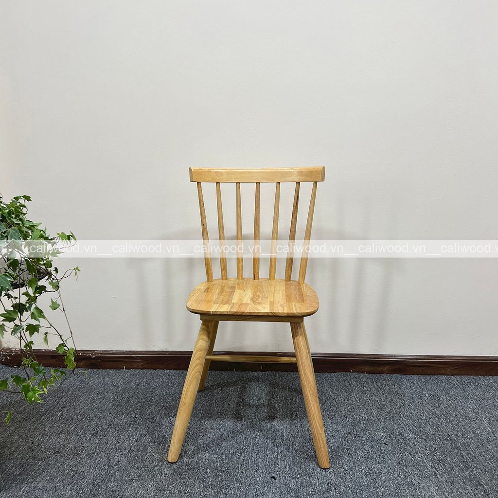 Ghế song tiện ghế ăn ghế cafe Pinnstol 7 nan - G03