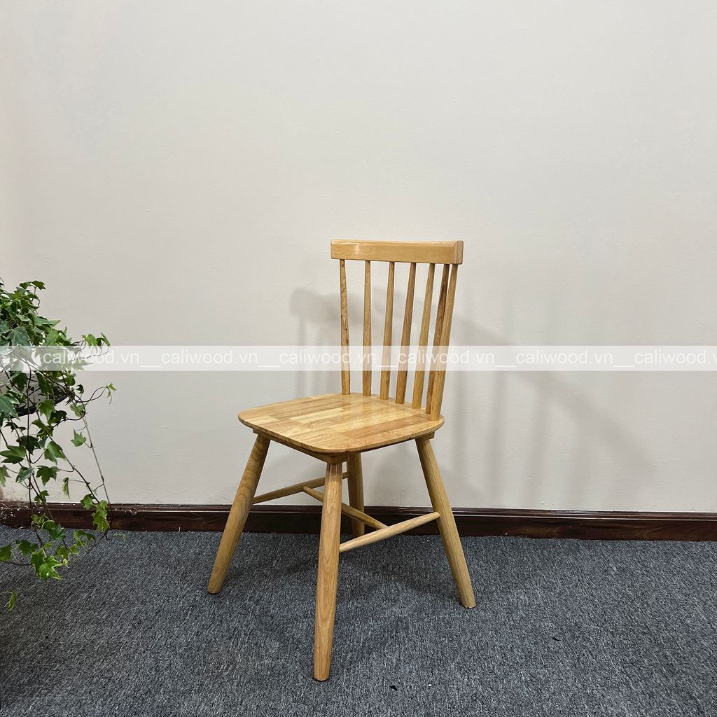 Ghế song tiện ghế ăn ghế cafe Pinnstol 7 nan - G03