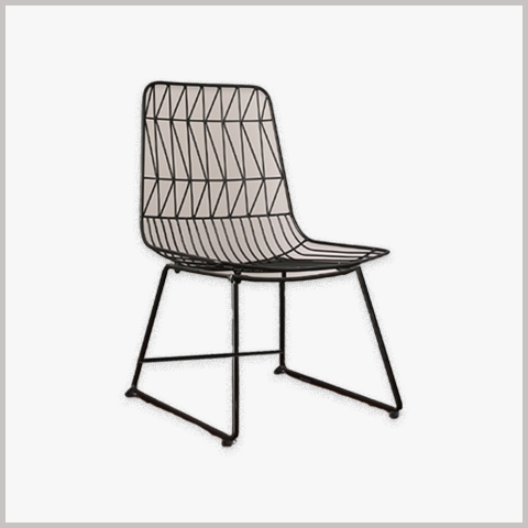  Ghế Ăn Ghế Cafe Khung Sắt Nệm Da Nỉ - GS06 