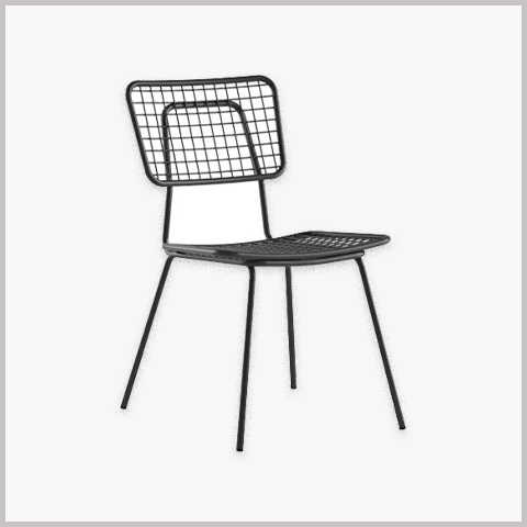  Ghế Cafe Khung Sắt Ngoài Trời - GS19 