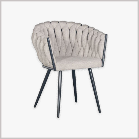 Ghế Cafe Khung Sắt Đan Dây - GS52