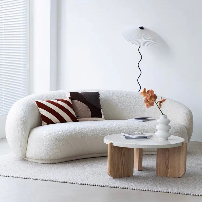 Sofa Văng cong Da Nỉ Hiện Đại - SF09