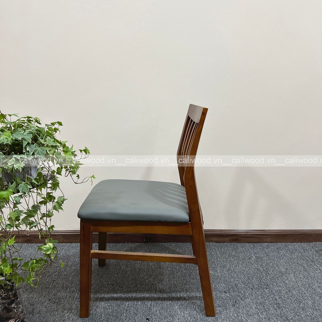 Ghế bingo ghế ăn ghế cafe gỗ đệm da - G66