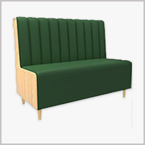 Sofa Cafe Khung Gỗ Nệm Da Nỉ - SFC06