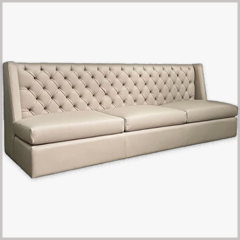 Sofa Cafe Khung Gỗ Nệm Da Nỉ - SFC21