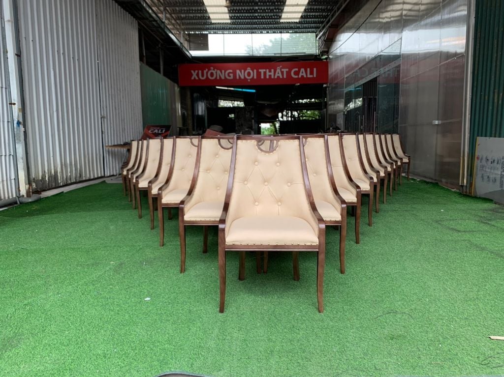 Ghế Ăn Ghế Cafe Nhà Hàng Khung Gỗ Bọc Da - G63