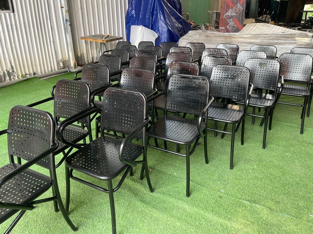 Ghế Cafe Khung Sắt Ngoài Trời - GS19