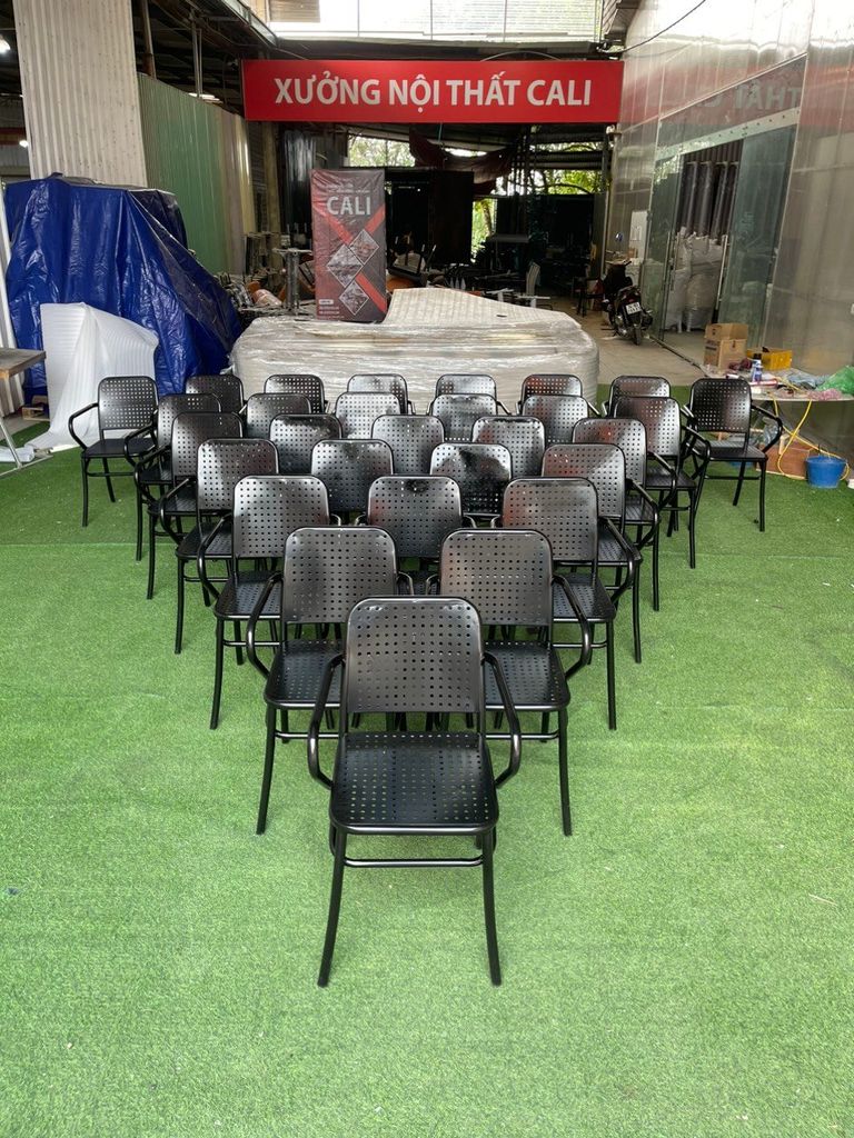 Ghế Cafe Khung Sắt Ngoài Trời - GS19