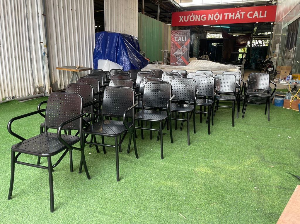 Ghế Cafe Khung Sắt Ngoài Trời - GS19