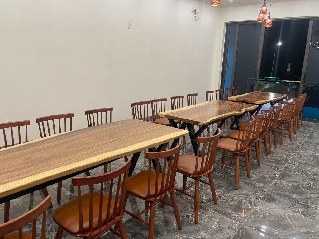 Ghế song tiện ghế ăn ghế cafe Pinnstol 7 nan - G03