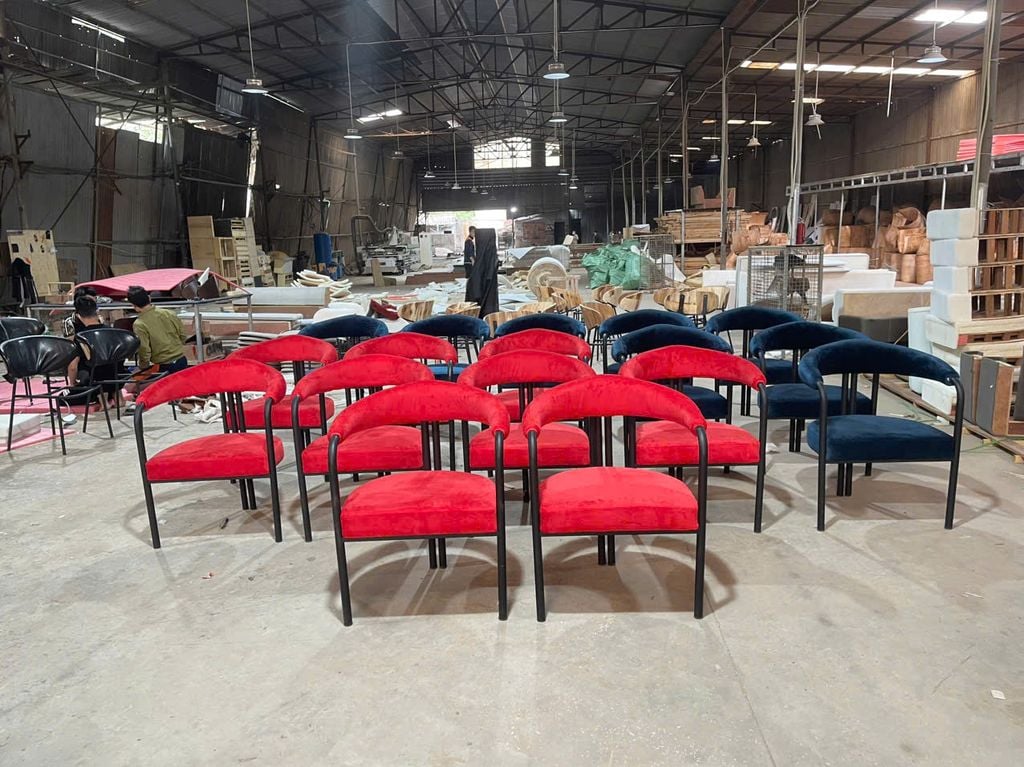 Ghế Ăn Ghế Cafe Nhà Hàng Chân Sắt Bọc Da - G101