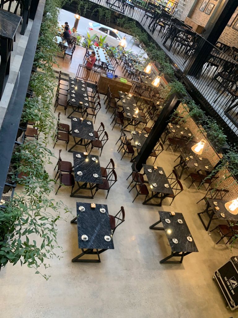 Ghế Ăn Ghế Cafe Khung Sắt Mặt Gỗ - GS04