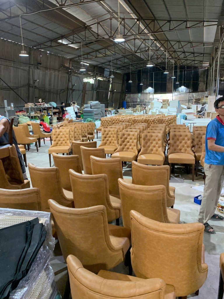 Ghế Ăn Ghế Cafe Nhà Hàng Khung Gỗ Bọc Da - G57