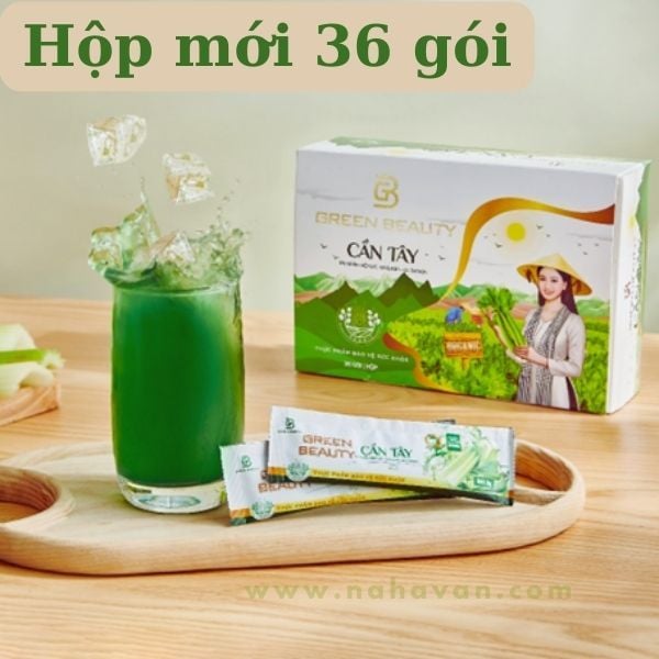 Green Beauty - Bột Cần Tây Tảo Xoắn, Giúp Đẹp Da Giữ Dáng