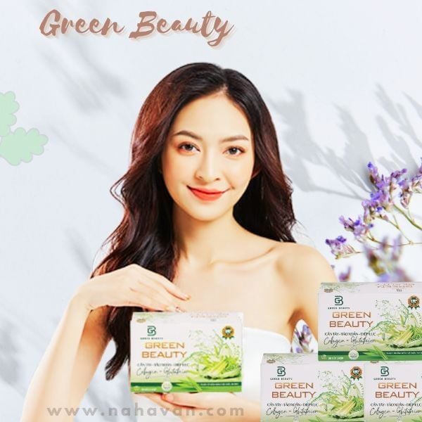 Green Beauty - Bột Cần Tây Tảo Xoắn, Giúp Đẹp Da Giữ Dáng