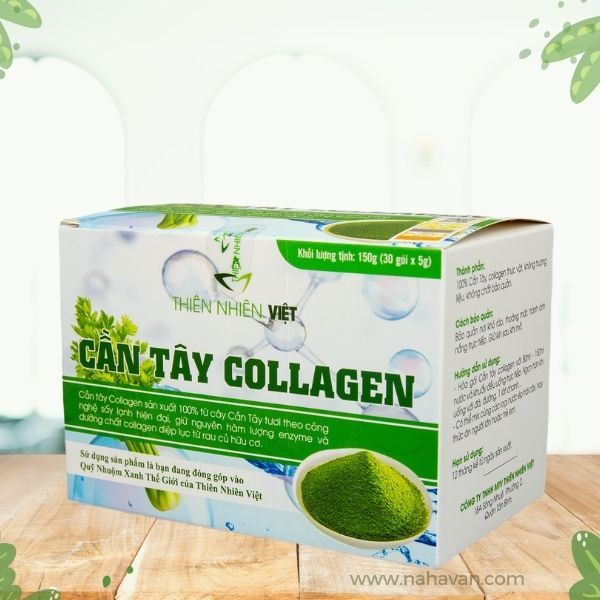 Cần Tây Collagen Thiên Nhiên Việt - Đẹp Da, Giảm Cân Giữ Dáng