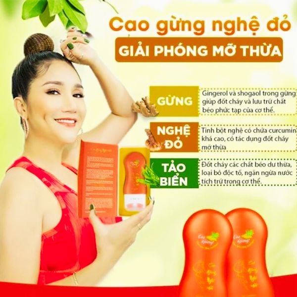 Cao Gừng Tan Mỡ Thiên Nhiên Việt - Đánh Bay Mỡ Bụng Cứng Đầu