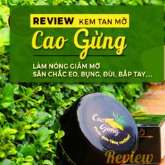 Cao Gừng Tan Mỡ Thiên Nhiên Việt - Đánh Bay Mỡ Bụng Cứng Đầu