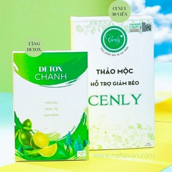 Giảm Cân Cenly - Viên Uống Thảo Mộc Hổ Trợ Giảm Béo