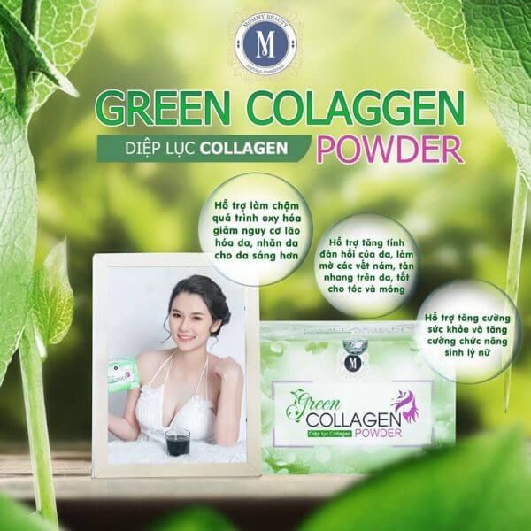 Diệp Lục Collagen Đẹp Da Đẹp Dáng Thanh Lọc Cơ Thể