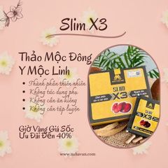 Giảm Cân Slim X3 Đông Y Mộc Linh